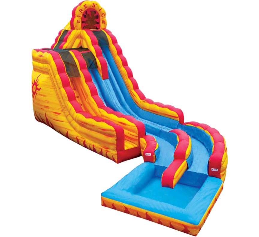 Fire'n Ice Dual Lane Water Slide