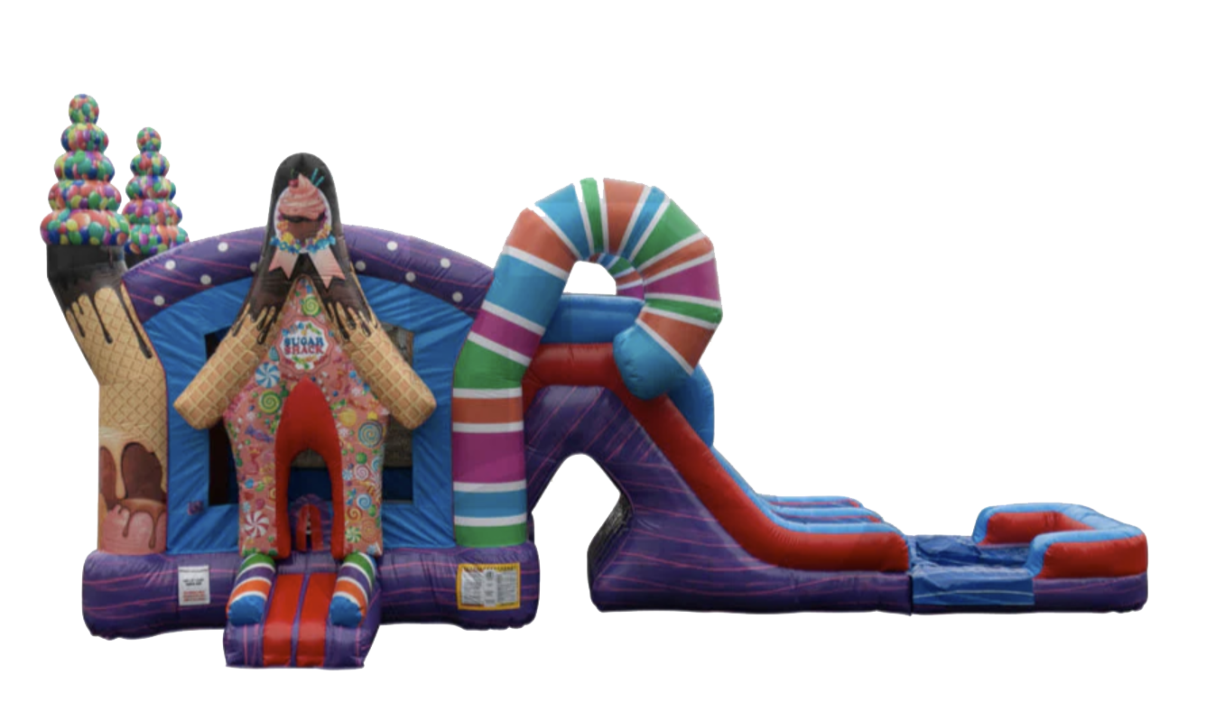 Sugar Shack Combo w/ Double Lane Water Slide